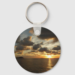 Sunrise in St. Thomas I US Virgin Islands Key Ring