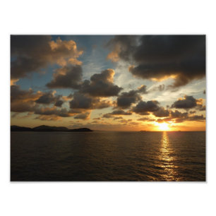 Sunrise in St. Thomas I US Virgin Islands Photo Print