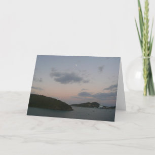 Sunrise in St. Thomas III US Virgin Islands Card
