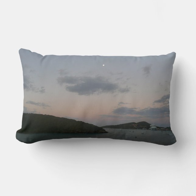 Sunrise in St. Thomas III US Virgin Islands Lumbar Cushion (Front)