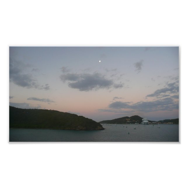 Sunrise in St. Thomas III US Virgin Islands Photo Print (Front)