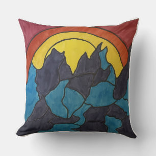 Sunrise in the Mountains Cushion