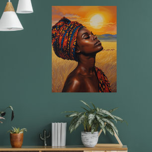 Sunrise in the Serengeti Poster