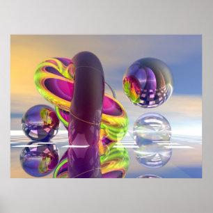 Sunrise in universe poster