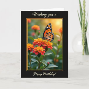 Sunrise Insect Birthday Card