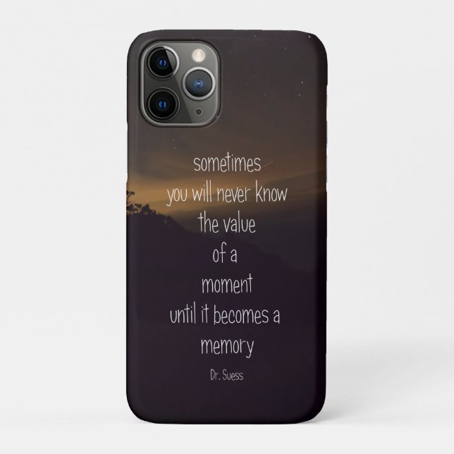 Sunrise Inspirational Quote Case-Mate iPhone Case (Back)