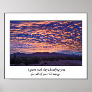 Sunrise: Inspirational Wall Poster