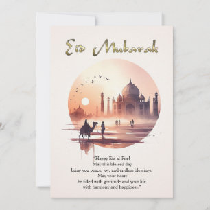 Sunrise Journey to Peace Holiday Card