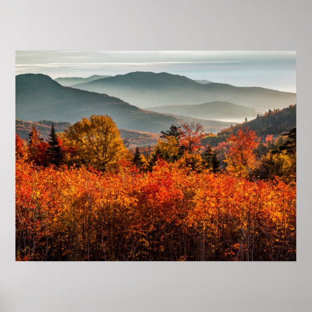 Sunrise Kancamagus Highway Overlook New Hampshire Poster (Front)
