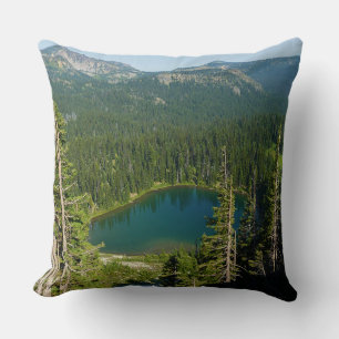 Sunrise Lake from Above at Mount Rainier Park Cushion