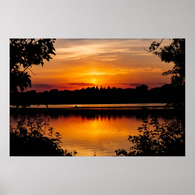 "Sunrise Lake" Poster/Wall Decor (Front)