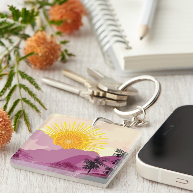 Sunrise Landscape Key Ring (Creator Uploaded)
