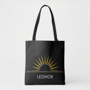 SUNRISE logo gold silver I + your Backgr. & ideas Tote Bag