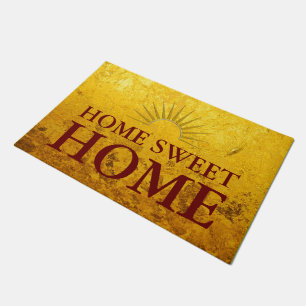 SUNRISE logo gold silver + your Backg. & ideas Doormat