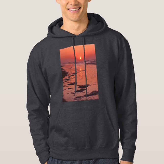 Sunrise, Low Tide. Hoodie (Front)