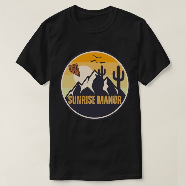 Sunrise Manor, Nevada T-Shirt (Design Front)