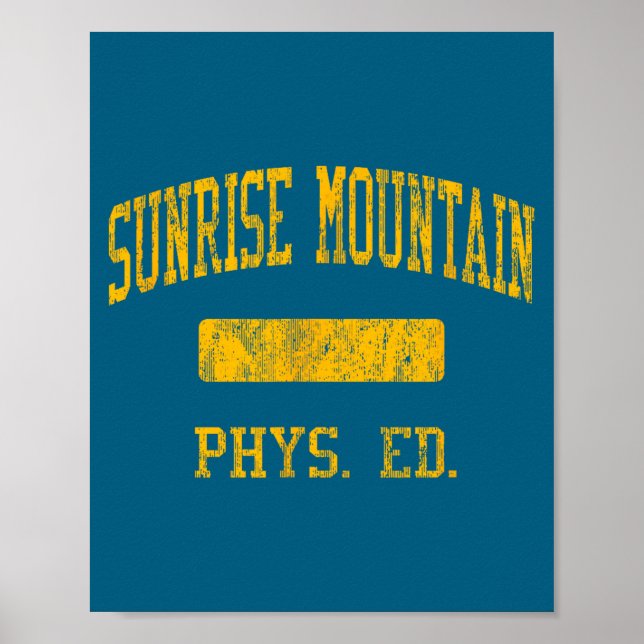 Sunrise mountain high school hs peoria az phys ed  poster (Front)
