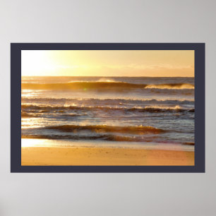 Sunrise Ocean Photo Poster