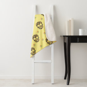 Sunrise of the Dead Sherpa Blanket