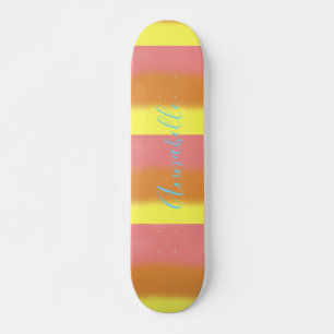 Sunrise Old Paper Painting Skateboard