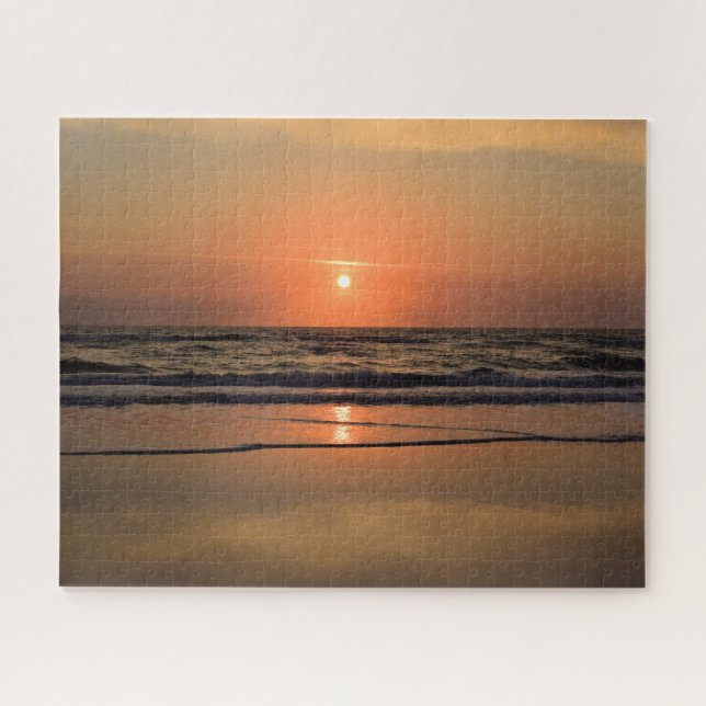 Sunrise on Cocoa Beach, Florida  -  16x20 Jigsaw Puzzle (Horizontal)