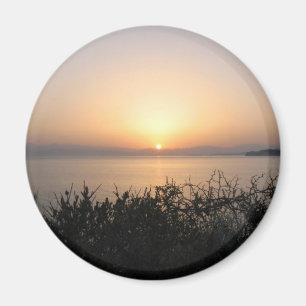 Sunrise On Corfu Island In Greece 4 Magnet