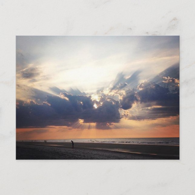 Sunrise on Folly Beach Postcard (Front)