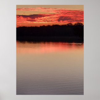 Sunrise on Lake Koronis Poster