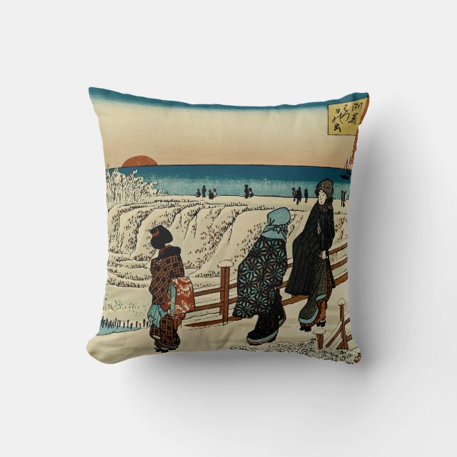 Sunrise on New Year's Day at Susaki Cushion (Front)