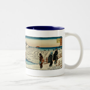 Sunrise on New Year's Day at Susaki Two-Tone Coffee Mug