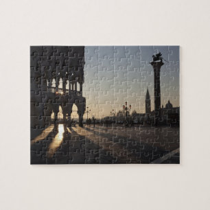 Sunrise on Plaza San Marco Jigsaw Puzzle