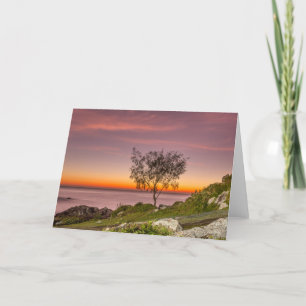 Sunrise On The Beach Armação Card