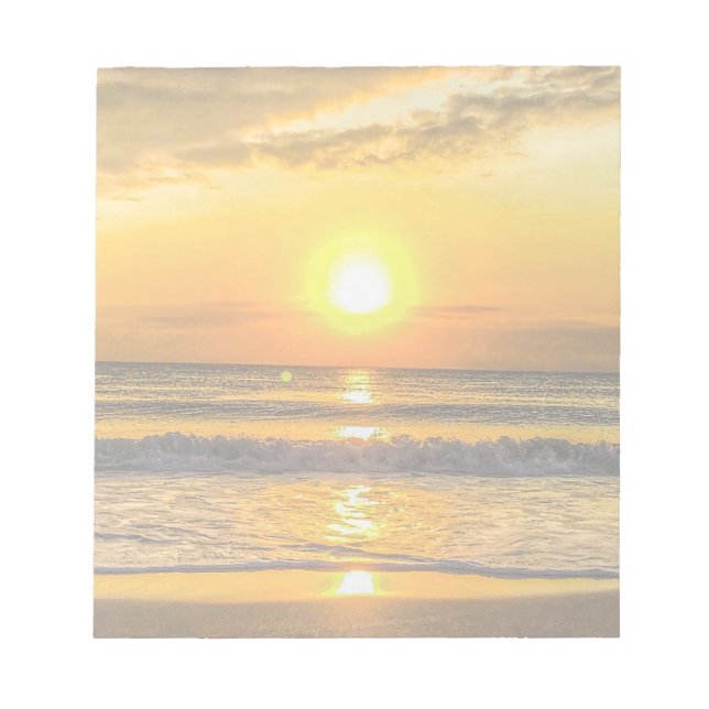 Sunrise on the Beach Notepad  (Front)