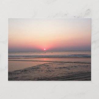 Sunrise on the Beach Postcard