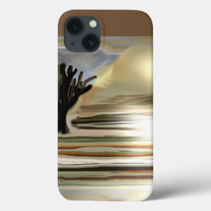 Sunrise on the Desert Southwest Abstract Art iPhone 13 Case