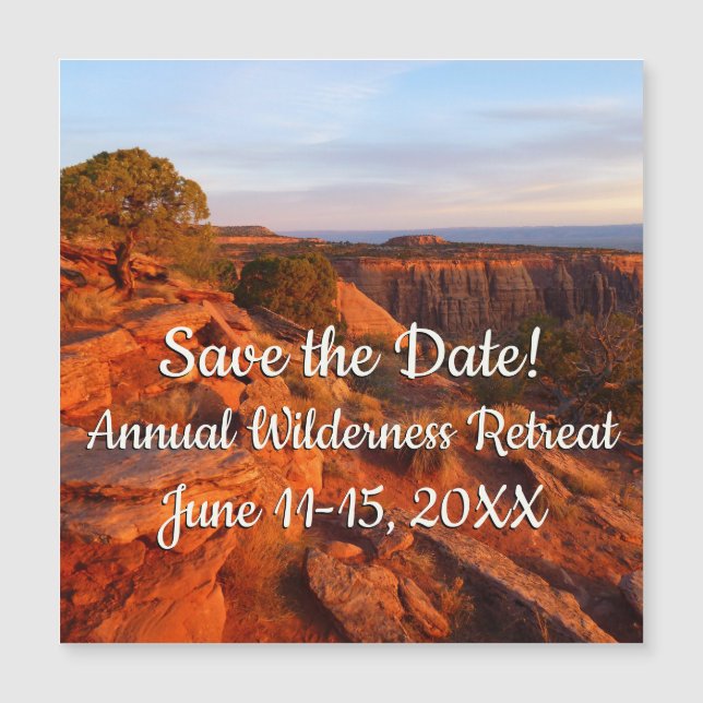 Sunrise on the Grand View Trail at CO Monument (Front)