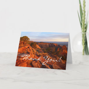 Sunrise on the Grand View Trail Thank You Card