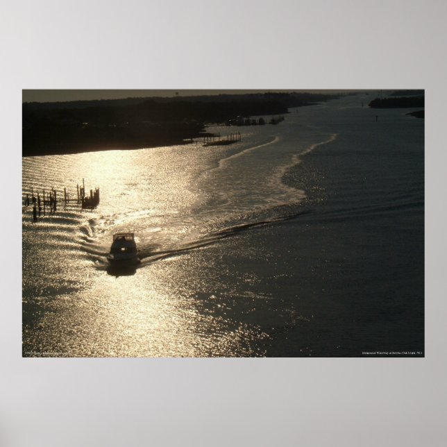 Sunrise on the Intracoastal Waterway - print (Front)