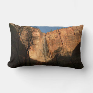 Sunrise on the Riverside Walk Trail at Zion Lumbar Cushion