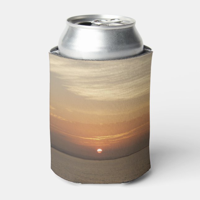 Sunrise over Aruba II Caribbean Seascape Can Cooler (Can Front)