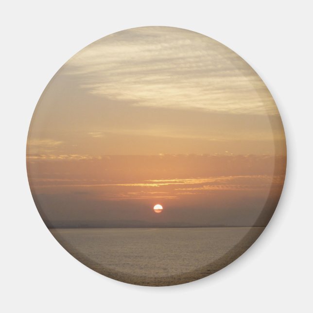 Sunrise over Aruba II Caribbean Seascape Magnet (Front)