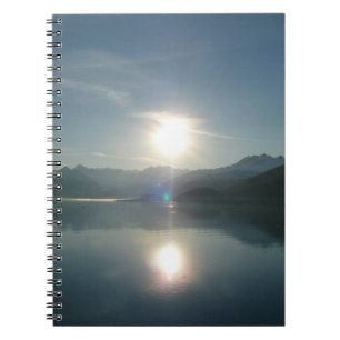 Sunrise over College Fjord Alaska Photography Notebook