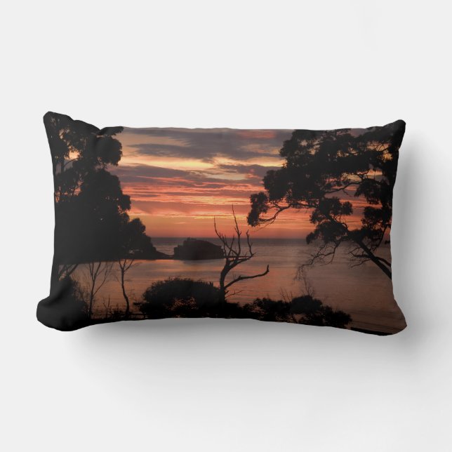 Sunrise Over Freycinet Np Lumbar Cushion (Front)