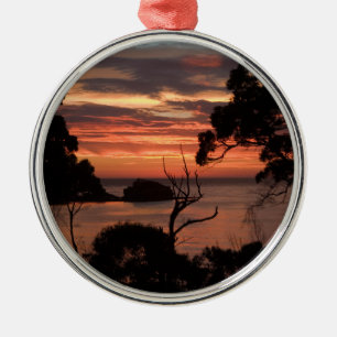 Sunrise Over Freycinet Np Metal Ornament