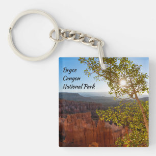 Sunrise over Hoodoos at Bryce Canyon National Park Key Ring