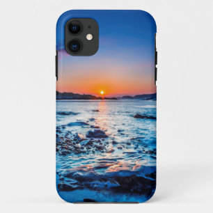 Sunrise Over Horizon At Seashore At Dawn iPhone 11 Case