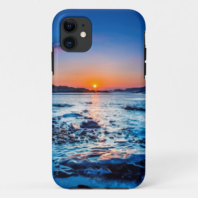 Sunrise Over Horizon At Seashore At Dawn Case-Mate iPhone Case (Back)