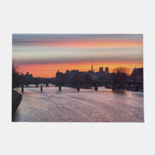 Sunrise over Ile de la Cite and Notre Dame - Paris Doormat