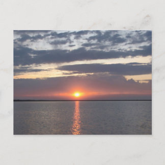 Sunrise Over Lake Postcard