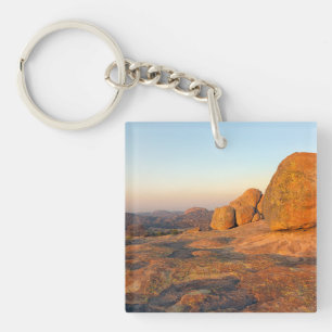 Sunrise over Matobo Hills Key Ring